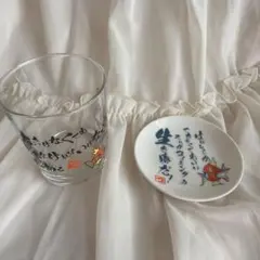 ポケモン 和風デザイン グラス＆小皿セット（コイキング）