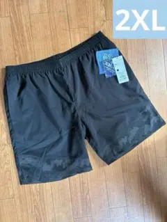 吸水速乾　通気性ショートパンツ ブラック　2XLのサムネイル