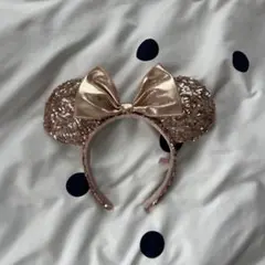 ミッキー耳カチューシャ ゴールド