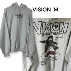 激レア完売品VISION STREET WEAR パーカー　スカルスケーター　M