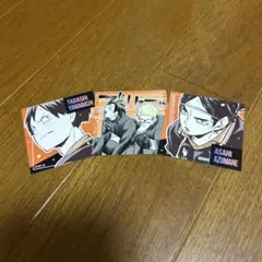 ハイキュー　 スクエアステッカーコレクション第2弾　 山口、東峰、月島&山口