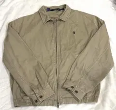 Polo by Ralph Lauren XL ベージュ ブルゾン 90s