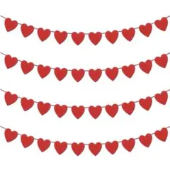 ガーランド ハート型 ハンギングスワール  結婚式 ガーランド 告白用品 記念日