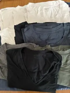 UNIQLO ヒートテック　ユニクロ　男性TシャツXXL １０枚　使用品