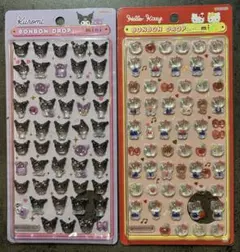 【サンリオ】ボンボンドロップシールミニ　クロミ　キティ　正規品　うるちゅる