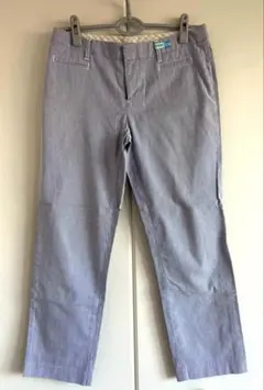 【クリーニング済】GAP ストライプ柄 クロップドパンツ ストレッチ