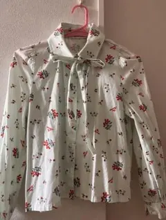 aymmy シャツ ブラウス 花柄 レトロ 【まとめ買い可】のサムネイル