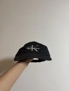 i*i様 Calvin Klein Jeans ブラックキャップ　90s