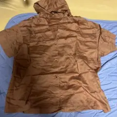 KBF半袖シャツ ブラウン Mサイズ