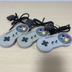 スーパーファミコン　コントローラー3個