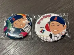 【13】宮城大弥 WBC ガチャガチャ缶バッジ セット