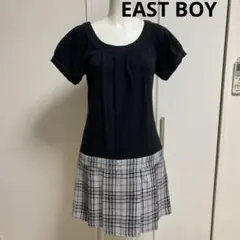 イーストボーイ半袖チェックワンピース