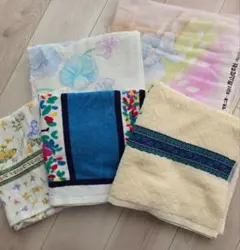 未使用 バスタオル5枚セット 柄いろいろ まとめ売り 自宅保管品