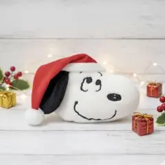 スヌーピー パスケース サンタ帽子デザイン