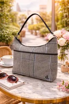 良品✨ RALPH LAUREN ハンドバッグ キャンバス ブラウン 1328