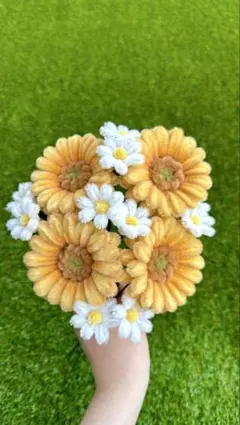 モールフラワー 向日葵ブーケ ひまわり 花束 枯れない花 インテリア 韓国雑貨のサムネイル