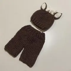 ニューボーンフォト用鹿デザイン衣装