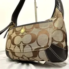 coach コーチ ワンショルダーバッグ シグネチャー キャンバス y2k