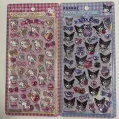 正規品　ボンボンドロップシール　キティ　ピンク　クロミ