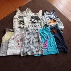 モータースポーツ・スカルデザイン ノースリーブタンクトップ９５．１００