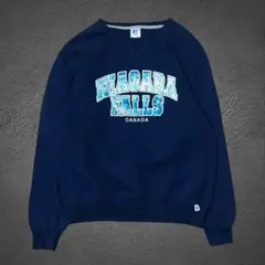 ラッセル アスレティック 90s L トレーナー 刺繍 プリント スウェット