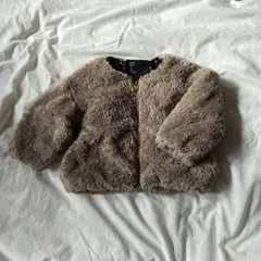 もこもこ ボア ジャケットフードなし 80 BREEZE