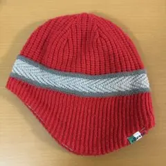 ellesse 子ども用ニット帽子　スキー　赤