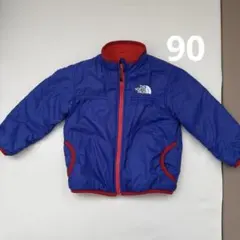THE NORTH FACE アウター 青/赤　90