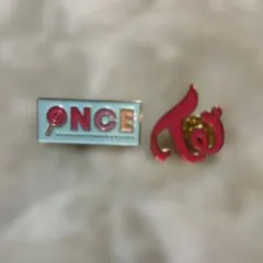 TWICE ONCE & TWICE ピンバッジセット