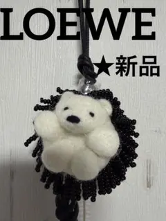 LOEWE フェルトペンギン ぺんぎん ストラップ チャーム キーホルダー極