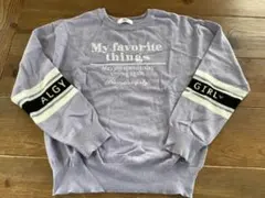 ALGY ★ラベンダー クルーネックセーター　140cm