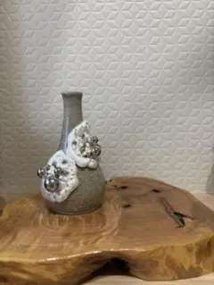錫　美大生作品　鋳造　「二つの薔薇と葉」 錫 美大生作品 鋳造 「二つの薔薇と葉」 | Mercari