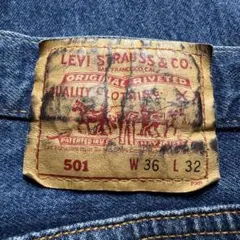 Levi's 501 特大紙パッチポスター 83260714N02L - メルカリ