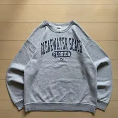 90s Jerzees スウェット カレッジプリント グレー