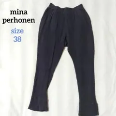 mina perhonen(ミナペルホネン)タンバリンリネン混ニットレギンス
