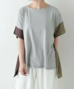 Jena espace merveilleux ★異素材アシメカットソー★フリーのサムネイル