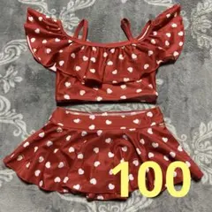 BABY DOLL ベビードール【100】ミニーちゃんセパレート水着　女の子