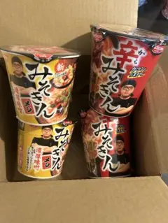 NISSIN みそきん 辛みそ味 4個セット - メルカリ