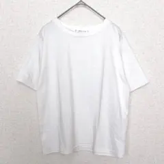 ハリータ|半袖 クルーネック Tシャツ【M】ホワイト 無地 リラックスフィット