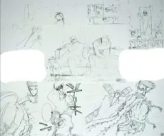 NARUTO-ナルト- 螺旋丸練習シーン アニメ原画 セル画 5枚セット - メルカリ