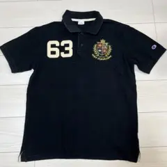 Champion ポロシャツ 63 ワッペン ブラック Lのサムネイル