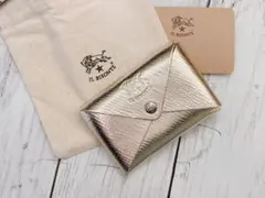 新品 イルビゾンテ ☆限定カラー☆ カードケース 人気 プラチナ ゴールド