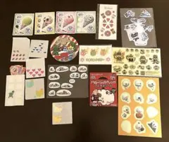 企業コラボ・キャラクターシール 大量セット