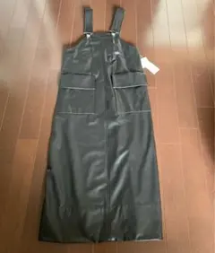 LANVIN en blue合成皮革ジャンパースカートサイズ38のサムネイル