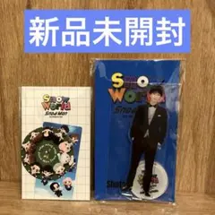 【新品未使用】渡辺翔太アクスタ＆ステッカーSnow World