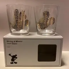 ミッキー&ミニー　ペアグラス