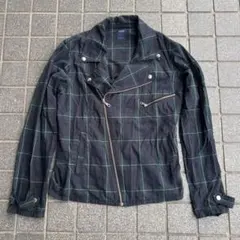 00s archive チェック柄　ライダース　y2k 平成　着画あり