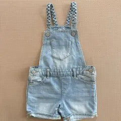 babyGap サロペット　デニムオーバーオール　ショートパンツ 100cm