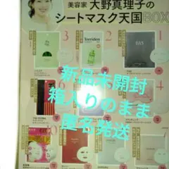 VOCE1月号 通常版 付録 大野真理子のシートマスク天国BOX