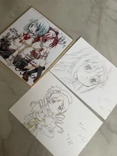 魔法少女まどか☆マギカ 劇場版 叛逆　入場者特典 色紙　イラストカード